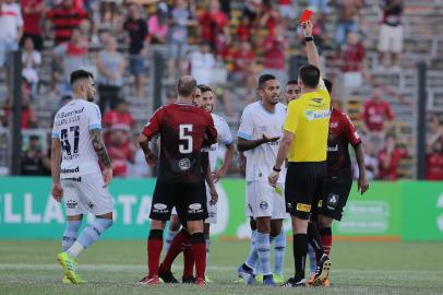  PELOTAS,  RS, BRASIL, 17/02/2019- Brasil-Pel x Grêmio, jogo da sétima rodada do Gauchão.  (FOTOGRAFO: MATEUS BRUXEL / AGENCIA RBS)