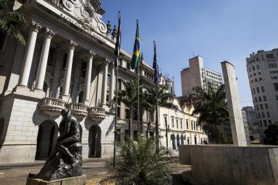 SÃO PAULO, SP, BRASIL, 03-05-2016: Faculdade de Direito da USP, no Largo São Francisco, na região central de São Paulo, onde o vice-presidente Michel Temer (PMDB) se formou em 1964. Perfil do vice-presidente Michel Temer que, caso a presidente Dilma Rousseff seja impedida, assume o governo federal. (Foto: Mateus Bruxel / Agência RBS)