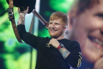  PORTO ALEGRE, RS, BRASIL, 17.02.2019. Show do Ed Sheeran em Porto Alegre, na Arena do Grêmio.FOTO: CAMILA DOMINGUES/AGÊNCIA RBS