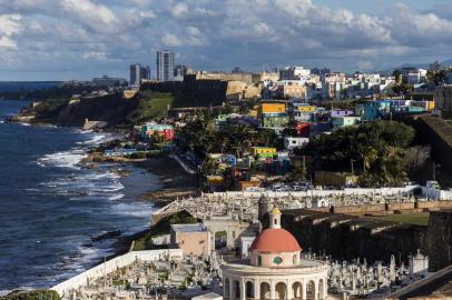 A view of San Juan from Castillo San Felipe del Morro, a 16th-century fortress perched on a seaside bluff.SAN JUAN. Puerto Rico -- BC-TRAVEL-TIMES-36-SANJUAN-ART-NYTSF â A view of San Juan from Castillo San Felipe del Morro, a 16th-century fortress perched on a seaside bluff. Nearly a year and a half after Hurricane Maria, stories of hope and progress are emerging in Puerto Rico, just as the islandâs tropical vegetation is flourishing once again. While there is still much work to be done, and some rural areas might not fully recover for years, the capital of San Juan has been humming along for months. With a few exceptions, shops, hotels and restaurants are operating as usual, and there are some noteworthy additions to the cityâs lively dining scene. (CREDIT: Dennis M. Rivera Pichardo/The New York Times) -- ONLY FOR USE WITH ARTICLE SLUGGED -- BC-TRAVEL-TIMES-36-SANJUAN-ART-NYTSF -- OTHER USE PROHIBITED.Editoria: TRALocal: San JuanIndexador: Dennis M. Rivera PichardoFonte: NYTNSFotógrafo: STR