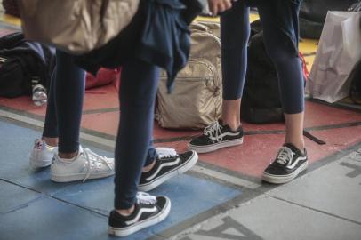  PORTO ALEGE, RS, BRASIL - 2019.02.18 - Movimentação de volta ás aulas no colégio Farroupilha, em Porto Alegre. (Foto: ANDRÉ ÁVILA/ Agência RBS)Indexador: Andre Avila