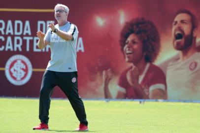  PORTO ALEGRE, RS, BRASIL, 19/02/2019-Treino do Inter que ocorreu na manhã desta Terça Feira. (FOTOGRAFO: FERNANDO GOMES / AGENCIA RBS)