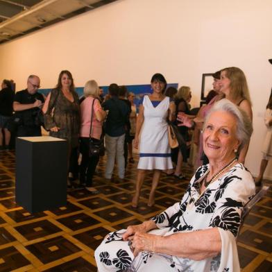  PORTO ALEGRE, RS, BRASIL, 19/02/2019- Exposição de comemoração de 40 anos de trabalho da artista Ena Lautert, 95 anos.  (FOTO: ANDRÉA GRAIZ / AGENCIA RBS)Indexador: Andrea Graiz