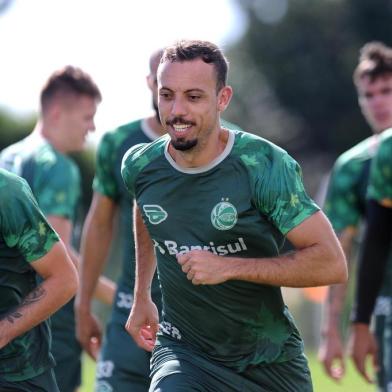  CAXIAS DO SUL, RS, BRASIL (20/02/2019)Treino do Juventude no CT em Caxias do Sul. Na foto, atacante Paulo Sérgio. (Antonio Valiente/Agência RBS)