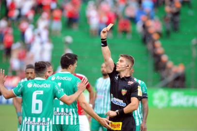  CAXIAS DO SUL, RS, BRASIL 10/02/2019Juventude x Internacional. Jogo realizado no estádio Alfredo Jaconi em Caxias do Sul. Partida válida pelo Gauchão 2019. (Felipe Nyland/Agência RBS)