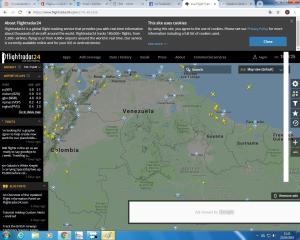 Divulgação / Flightradar24.com