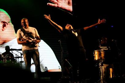  CAXIAS DO SUL, RS, BRASIL (22/02/2019)Cobertura fotográfica do show de Molejo no primeiro dia da festa da Uva. (Antonio Valiente/Agência RBS)