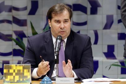 Reunião de líderes para definição da pauta da semana. Presidente da Câmara dos Deputados, Dep. Rodrigo Maia (DEM-RJ)