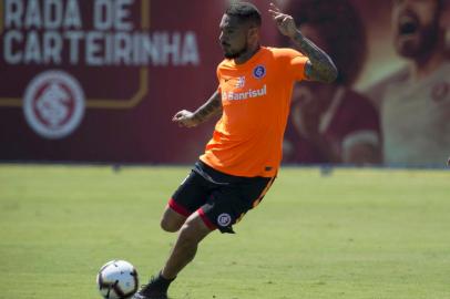  PORTO ALEGRE, RS, BRASIL, 28/02/2019- Jogo-treino do Inter com a presença de Guerrero.(FOTOGRAFO: JEFFERSON BOTEGA / AGENCIA RBS)Indexador: Jeff Botega