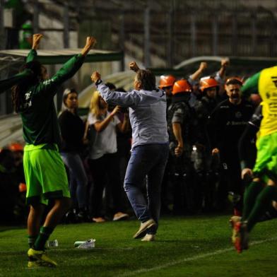  CAXIAS DO SUL, RS, BRASIL, 28/02/2019. Juventude x América-MG, jogo válido pela segunda  fase da Copa do Brasil 2019 e realizado no estádio Alfredo Jaconi. (Porthus Junior/Agência RBS)