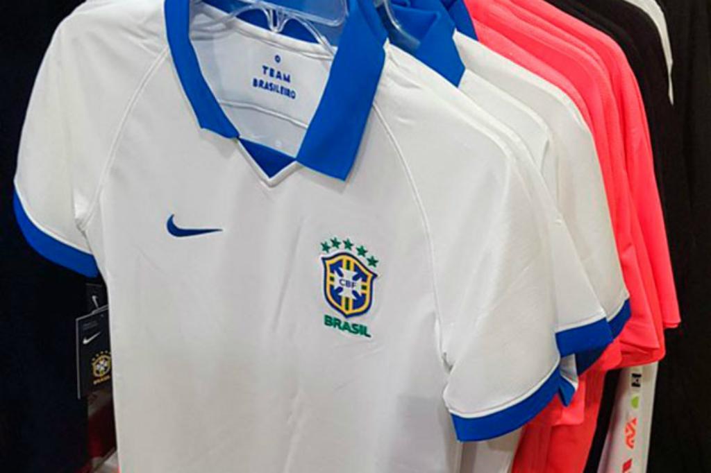 Camisa Seleção Brasileira Branca