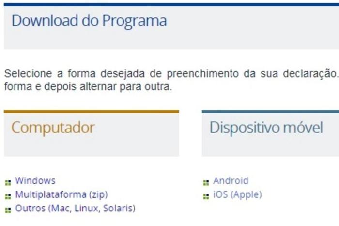 Reprodução / Receita Federal