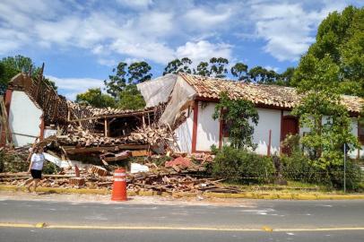 SÃO LEOPOLDO,  RS, BRASIL, 05/03/2019- Fotos do museu que desabou. (Foto: Lis Aline/Agência RBS)