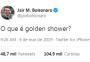 "O que é golden shower?": como a internet reagiu à pergunta polêmica de Bolsonaro