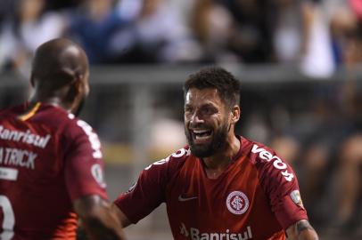 Rafael Sobis fez o gol da vitória do Inter contra o Palestino pela Libertadores