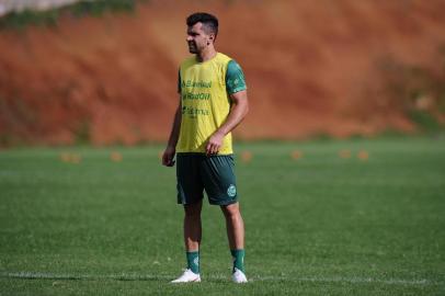  CAXIAS DO SUL, RS, BRASIL (20/02/2019)Treino do Juventude no CT em Caxias do Sul. na foto, lateral-esquerdo Eltinho. (Antonio Valiente/Agência RBS)