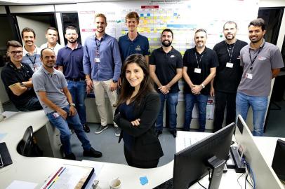  CANOAS,  RS, BRASIL, 08/03/2019-  Fotos de Taline Teixeira. Ela é supervisora de engenharia de processos na sede da multinacional americana AGCO em Canoas.(FOTOGRAFO: FERNANDO GOMES / AGENCIA RBS)