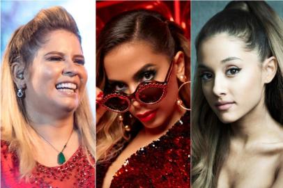 Marilia Mendonça, Anitta e Ariane Grande