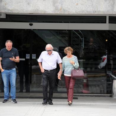  CAXIAS DO SUL, RS, BRASIL 10/03/2019O corpo de Ivone Mazzochi Bachi, 83 anos, mãe do técnico Adenor Bachi, o Tite, é velado no memorial São José em Caxias do Sul. (Felipe Nyland/Agência RBS)