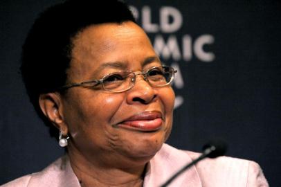 A ativista e política Graca Machel (fundadora e presidente da Fundação para o Desenvolvimento Comunitário) no Fórum Econômico Mundial na África, em Dar es Salaam, Tanzânia. 