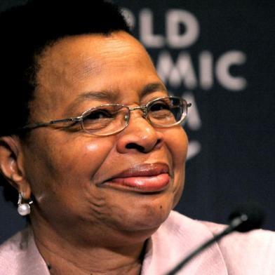 A ativista e política Graca Machel (fundadora e presidente da Fundação para o Desenvolvimento Comunitário) no Fórum Econômico Mundial na África, em Dar es Salaam, Tanzânia. 