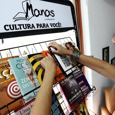  SANTA CRUZ DO SUL, RS, BRASIL, 27/02/2019: Braulio Vogt e Cristine Dahmer comandam a Iluminura Cafeteria e Livraria. Reportagem sobre como sobrevivem as livrarias do interior (FOTOGRAFO: CARLOS MACEDO / AGENCIA RBS)Indexador: Carlos Macedo