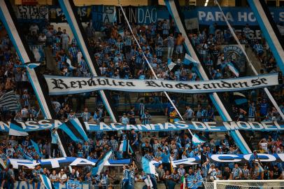 PORTO ALEGRE, RS, BRASIL, 12.03.2019. Grêmio recebe o Libertad para jogo válido pela segunda rodada da fase de grupos da Libertadores.FOTO: F¿?LIX ZUCCO/AG¿?NCIA RBS