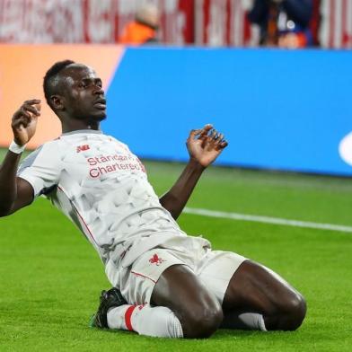  Sadio Mané marcou duas vezes na vitória do Liverpool sobre o Bayern de Munique pelas oitavas de final da Liga dos Campeões