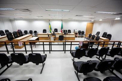  PORTO ALEGRE, RS, BRASIL, 08/01/2019- Tribunal do Júri. (FOTOGRAFO: OMAR FREITAS / AGENCIA RBS)