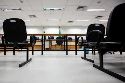  PORTO ALEGRE, RS, BRASIL, 08/01/2019- Tribunal do Júri. (FOTOGRAFO: OMAR FREITAS / AGENCIA RBS)