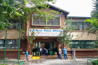 Escola Escola Estadual Professor Raul Brasil, onde ocorreu massacre que deixou 10 pessoas mortas.