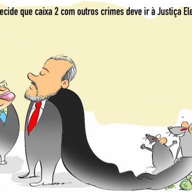 Charge de Iotti publicada em 16 de março de 2019