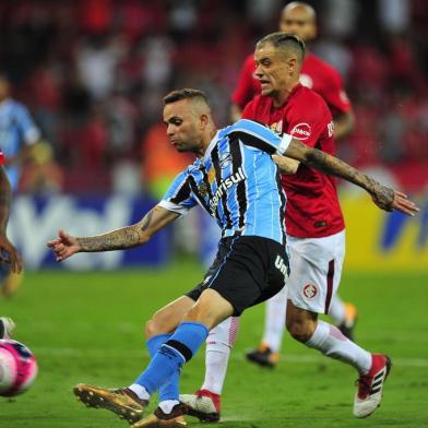  PORTO ALEGRE, RS, BRASIL - 21/03/2018 - Inter recebe o Grêmio pelo jogo de volta das quartas de final do Gauchão 2018. O jogo é o Gre-Nal de número 415. (Lauro Alves/Agência RBS)