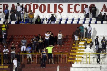  VERANÓPOLIS, RS, BRASIL, 17/02/2019 - Veranópolis e Juventude se enfrentam as 18 horas, no Estádio Antonio David Farina, em Veranópolis. Jogo válido pela 7ª rodada da primeira fase do Campeonato Gaúcho. (Marcelo Casagrande/Agência RBS)