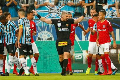  PORTO ALEGRE, RS, BRASIL,17/03/2019- Grêmio x Inter: jogo válido pela 10ª rodada do Gauchão. (Foto: Marco Favero / Agencia RBS)Indexador: Andre Avila