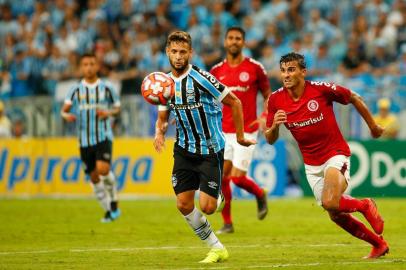  PORTO ALEGRE, RS, BRASIL,17/03/2019- Grêmio x Inter: jogo válido pela 10ª rodada do Gauchão. (Foto: Marco Favero / Agencia RBS)Indexador: Andre Avila