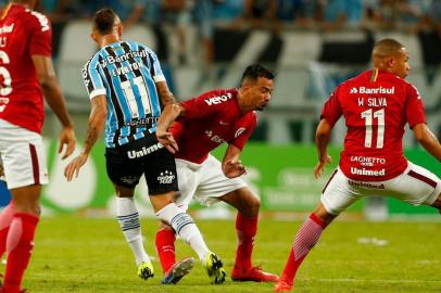  PORTO ALEGRE, RS, BRASIL,17/03/2019- Grêmio x Inter: jogo válido pela 10ª rodada do Gauchão. (Foto: Marco Favero / Agencia RBS)Indexador: Andre Avila