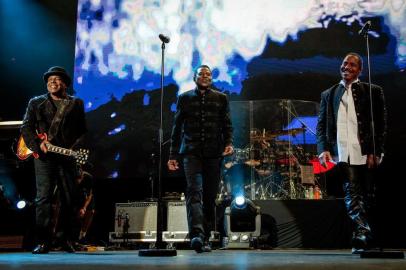 SÃO PAULO, SP 16.03.2019: THE JACKSONS-SP - A banda The Jacksons, formada pelos irmÃ£os Tito, Jackie, Marlon e Jermaine, se apresentou na noite desta sexta (16), no EspaÃ§o das AmÃ©ricas, zona oeste da capital paulista. Na ocasiÃ£o, a banda se apresentou sem Jermaine, que cancelou sua participaÃ§Ã£o na turnÃª sul-americana por problemas de saÃºde. (Foto: Ale Frata/CÃ³digo19/Folhapress) 