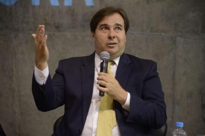 O presidente das Câmara dos Deputados, Rodrigo Maia, participa do seminário Reforma da Previdência - uma Reflexão Necessária, no Centro Cultural da FGV, no Rio de Janeiro.