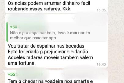 Grupo no Whatsapp criado por assessores do vereador Wambert Di Lorenzo (PROS) é investigado por divulgar blitze e operações da polícia em Porto Alegre