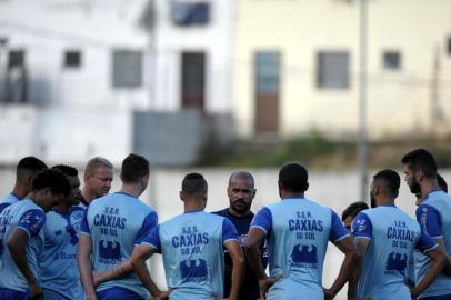  CAXIAS DO SUL, RS, BRASIL, 19/03/2019Treino do SER Caxias no centenário. (Lucas Amorelli/Agência RBS)