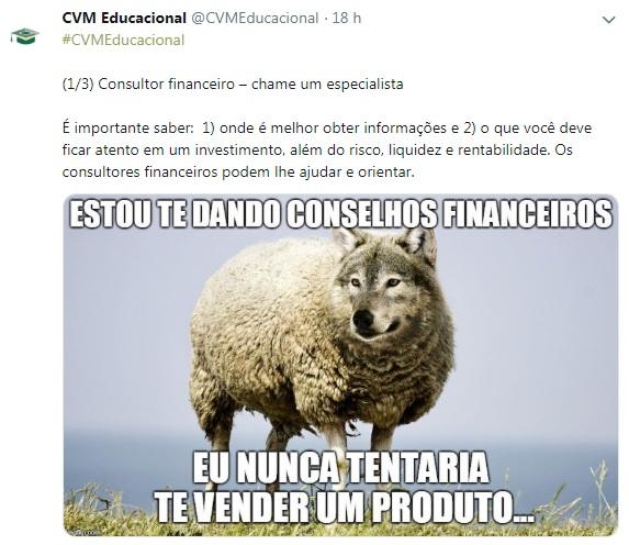 Reprodução Twitter CVM