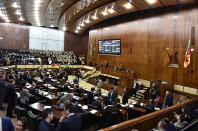 Votação do Plano Integrado de Segurança Pública na Assembleia Legislativa. Foto: Vinícius Reis/Divulgação