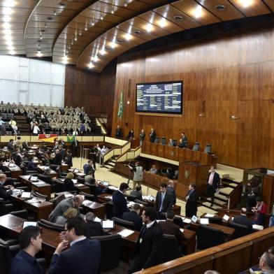 Votação do Plano Integrado de Segurança Pública na Assembleia Legislativa. Foto: Vinícius Reis/Divulgação