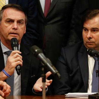 (Brasilia - DF, 20/03/2019) Presidente da República, Jair Bolsonaro, durante entrega da proposta da nova previdência dos militares.Foto: Carolina Antunes/PR