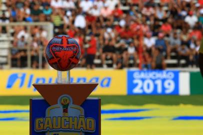  IJUÍ, RS, BRASIL, 20.01.2019. São Luiz e Inter se enfrentam em Ijuí, no Estádio 19 de Outubro, pela primeira rodada do Campeonato Gaúcho 2019.Foto: Tadeu Vilani/Agência RBS