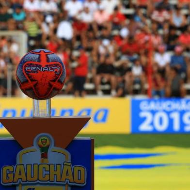  IJUÍ, RS, BRASIL, 20.01.2019. São Luiz e Inter se enfrentam em Ijuí, no Estádio 19 de Outubro, pela primeira rodada do Campeonato Gaúcho 2019.Foto: Tadeu Vilani/Agência RBS