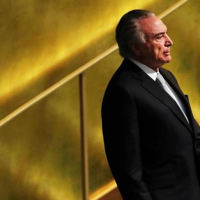 NEW YORK, NY - SEPTEMBER 19: Brazilian President Michel Temer arrives to speak to world leaders at the 72nd United Nations (UN) General Assembly at UN headquarters in New York on September 19, 2017 in New York City. Topics to be discussed at this years gathering include Iran, North Korea and global warming.   Spencer Platt/Getty Images/AFP