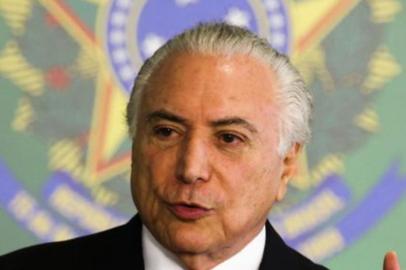 Presidente Michel Temer durante cerimônia de lançamento do primeiro veículo híbrido flex do mundo