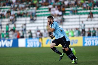  CAXIAS DO SUL, RS, BRASIL - 24/03/2019 - Grêmio joga contra o Juventude pelo primeiro jogo das quartas de final do Gauchão 2019.